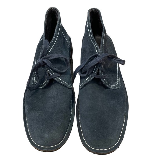 John Varvatos Other - John Varvatos Chula Suede lace up ankle boots  in slate blue